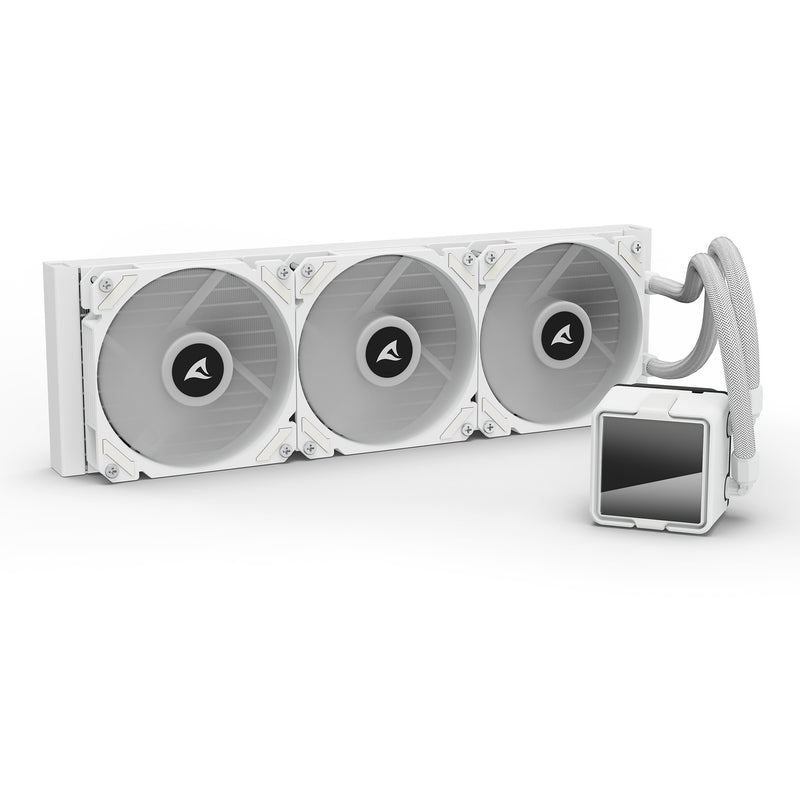 Afbeelding laden in galerijviewer, Sharkoon s60 argb waterkoeling (wit, 4-pin pwm)
