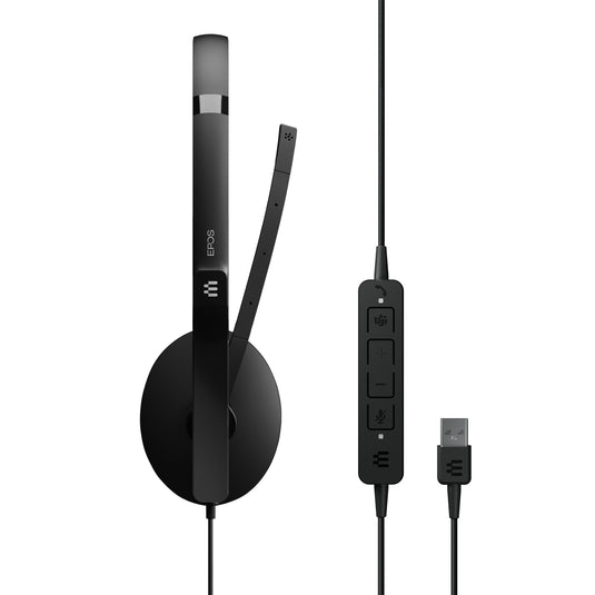 Epos adapt 160t usb ii over-ear headset (zwart)
