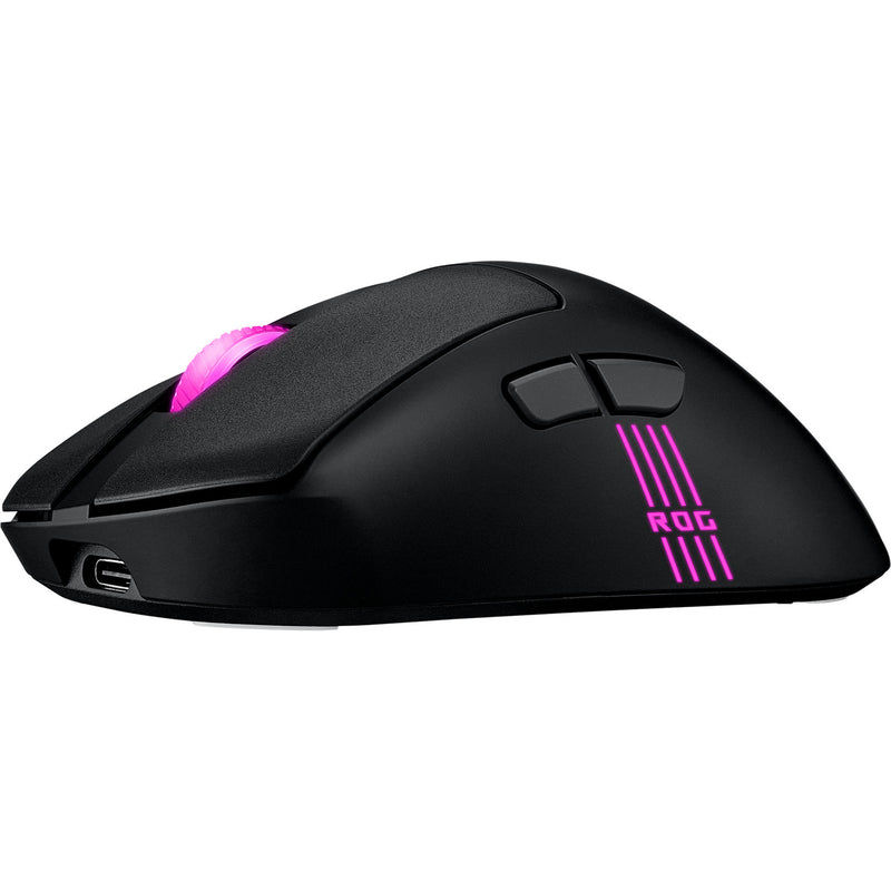 Afbeelding laden in galerijviewer, Asus rog keris ii origin gaming mouse (zwart, 42.000 dpi, rgb, usb, 2.4ghz, bluetooth)
