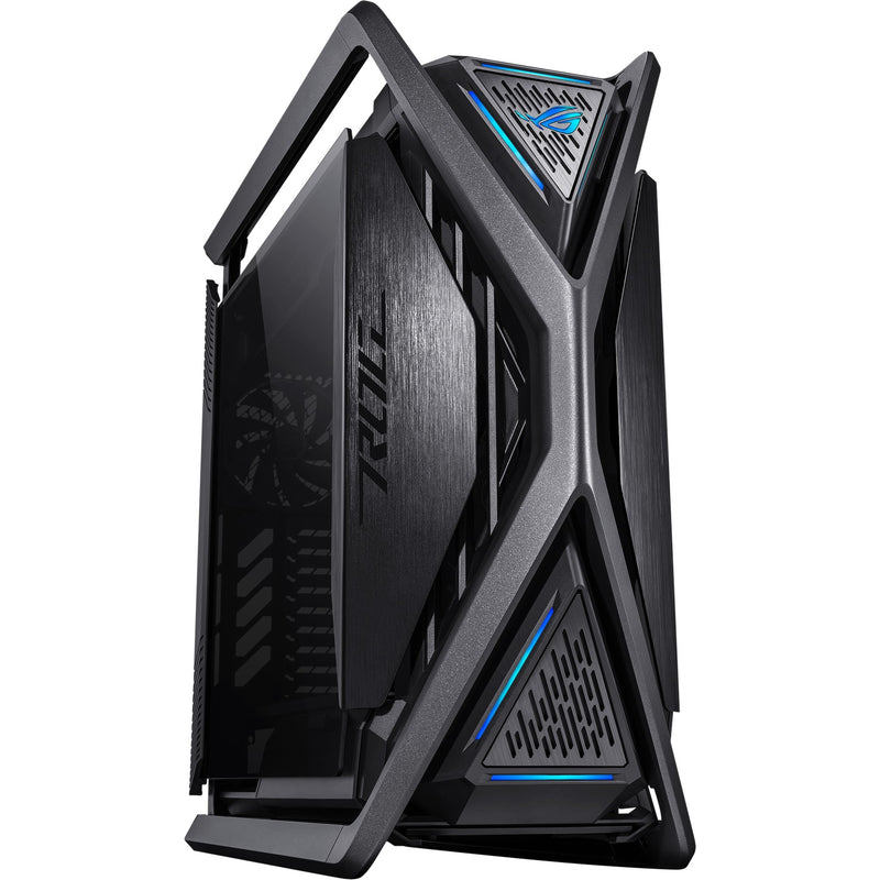Afbeelding laden in galerijviewer, Asus rog hyperion gr701 big tower behuizing (zwart | 4x usb-a | 2x usb-c | rgb | tempered glass)
