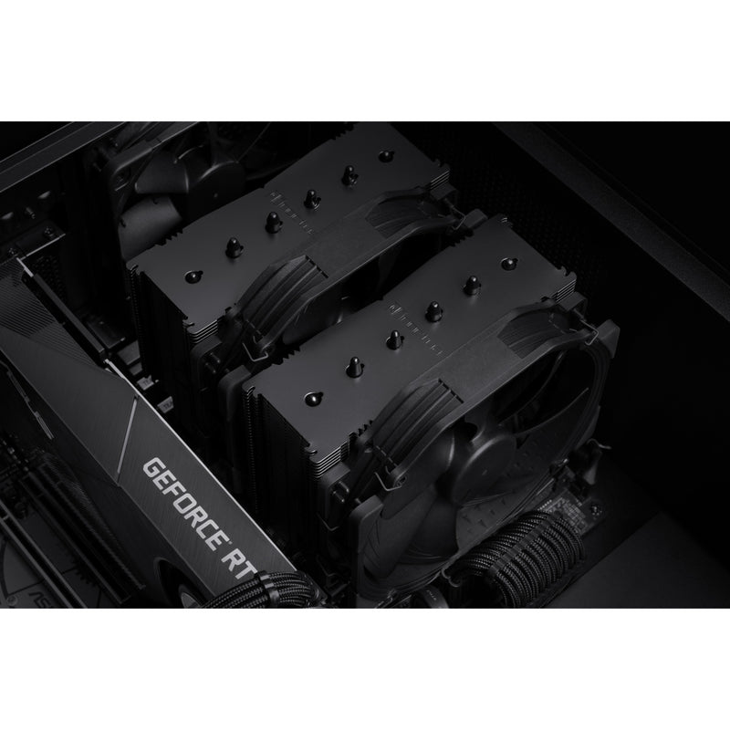 Afbeelding laden in galerijviewer, Noctua nh-d15 chromax.black cpu-koeler (zwart, pwm-aansluiting)
