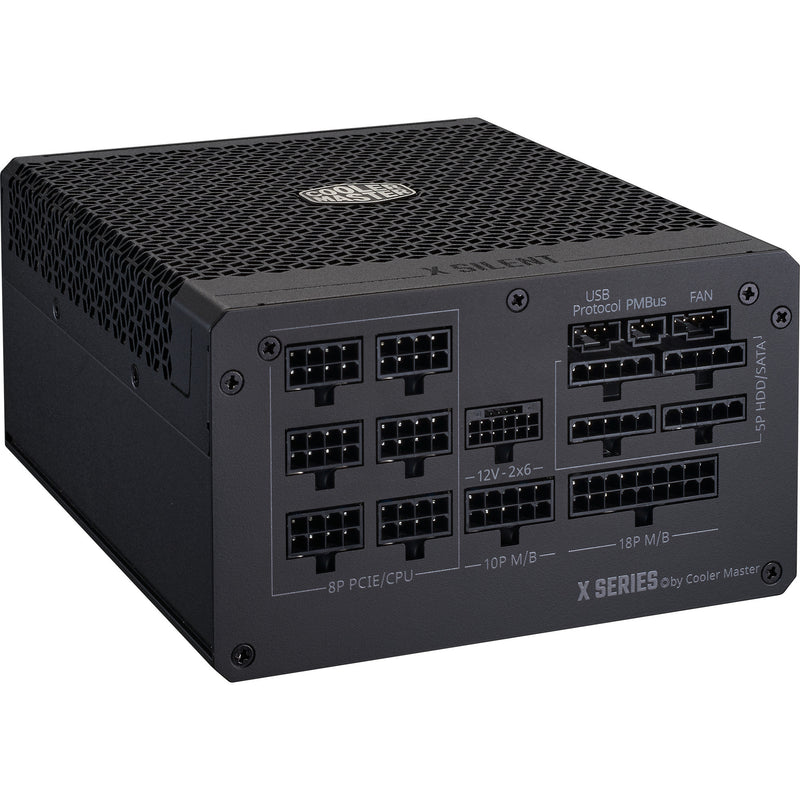 Afbeelding laden in galerijviewer, Cooler master , 1100 watt voeding (zwart)
