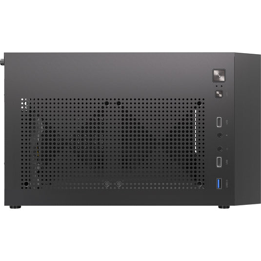 Antec ax27 rgb elite midi tower behuizing (zwart | 3x usb-a | tempered glass)