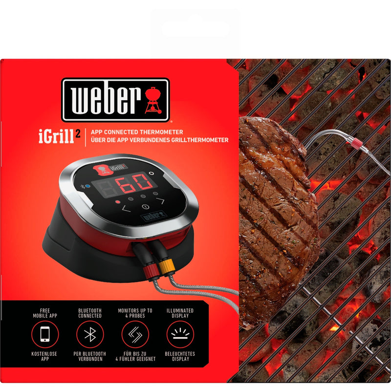 Afbeelding laden in galerijviewer, Weber igrill 2 thermometer
