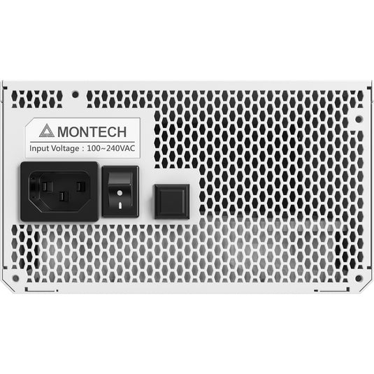 Montech titan pla modulaire 1000 watt voeding (wit, 2x pcie)