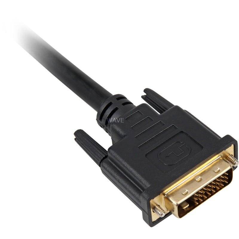 Afbeelding laden in galerijviewer, Sharkoon dvi-d kabel (zwart, 1 meter)
