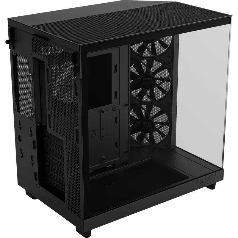 Afbeelding laden in galerijviewer, Nzxt h6 flow midi tower behuizing (zwart | 2x usb-a | 1x usb-c | tempered glass)
