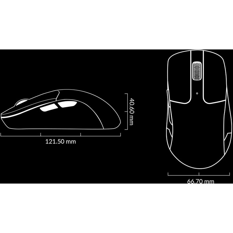 Afbeelding laden in galerijviewer, Keychron m2 wireless gaming muis (zwart)
