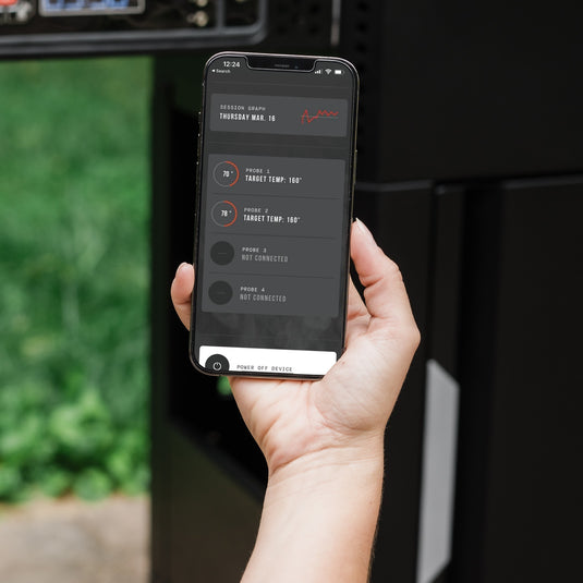 Masterbuilt autoignite series 545 digitale houtskoolbarbecue en -rookoven (zwart, wifi-besturing)