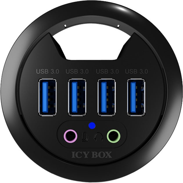 Afbeelding laden in galerijviewer, Icy box ib-hub1403a usb-hub (zwart)
