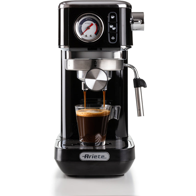 Afbeelding laden in galerijviewer, Ariete moderna espresso slim 1381 12 espressomachine (zwart)

