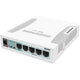 Mikrotik rb260gs smart switch (css106-5g-1s) (wit, poe, sfp)