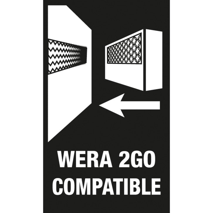 Afbeelding laden in galerijviewer, Wera 2go 2 tas (zwart)
