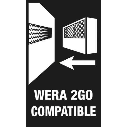 Wera 2go 2 tas (zwart)