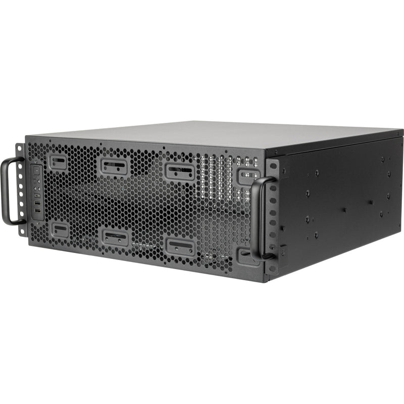 Afbeelding laden in galerijviewer, Silverstone rm4a rack behuizing (zwart | 4u | usb-c)
