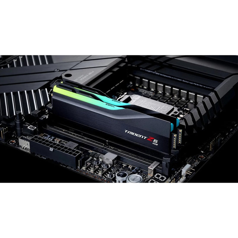 Afbeelding laden in galerijviewer, G.skill 32 gb ddr5-7600 (2x 16 gb) kit werkgeheugen (zwart, f5-7600j3646g16gx2-tz5rk, trident z5 rgb, xmp)

