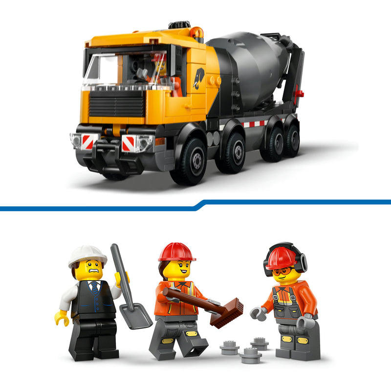 Afbeelding laden in galerijviewer, Lego city great vehicles - cementwagen - 6+ jaar - inclusief figuren
