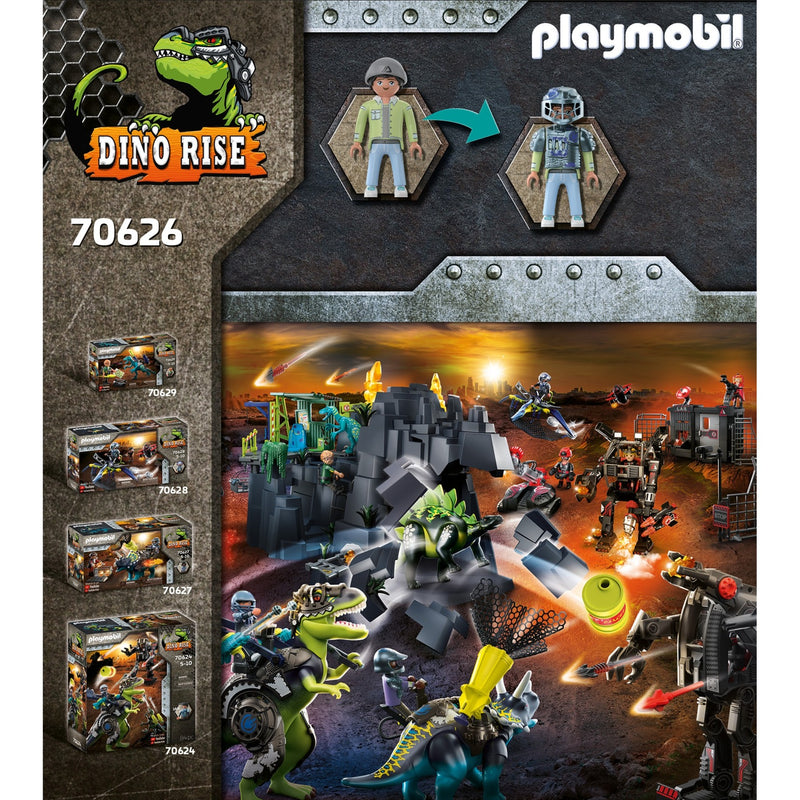Afbeelding laden in galerijviewer, Playmobil dino rise - saichania: verdediging van de vechtersbazen constructiespeelgoed (70626)
