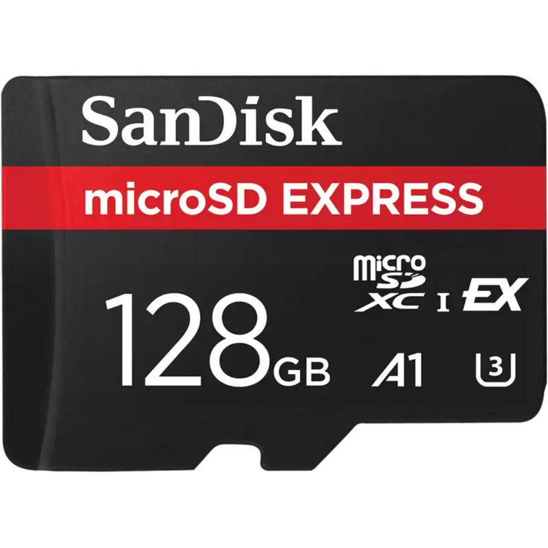 Afbeelding laden in galerijviewer, Sandisk microsd express 128 gb geheugenkaart (zwart, class 3 (u3))
