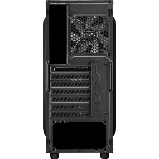 Sharkoon vg7-w rgb midi tower behuizing (zwart | 2x usb-a | rgb | window)
