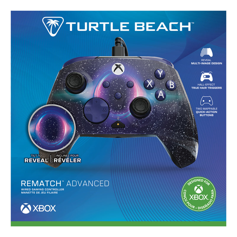 Afbeelding laden in galerijviewer, Turtle beach rematch geavanceerde bedrade controller (dark cosmos, xbox serie x|s, xbox one, pc)
