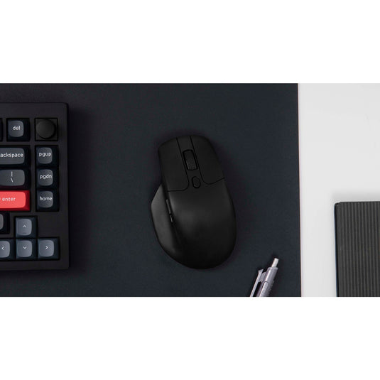 Keychron m6-a1 wireless mouse (zwart, 100 - 26.000 dpi, usb-c bluetooth 5.1 2.4 ghz)