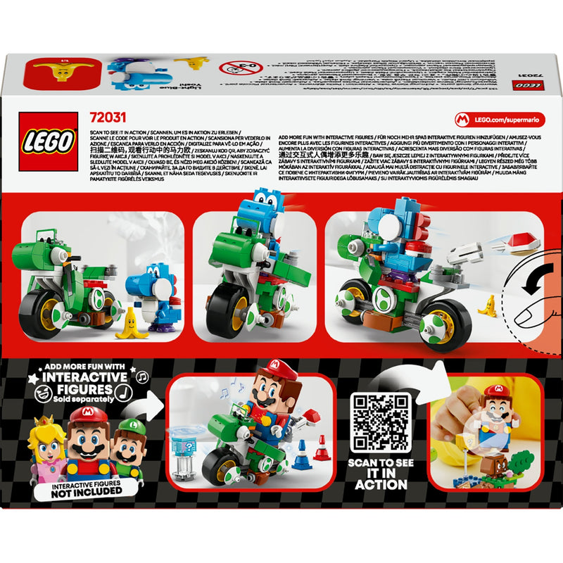 Afbeelding laden in galerijviewer, Lego super mario - mario kart - yoshi-crosser constructiespeelgoed (72031)
