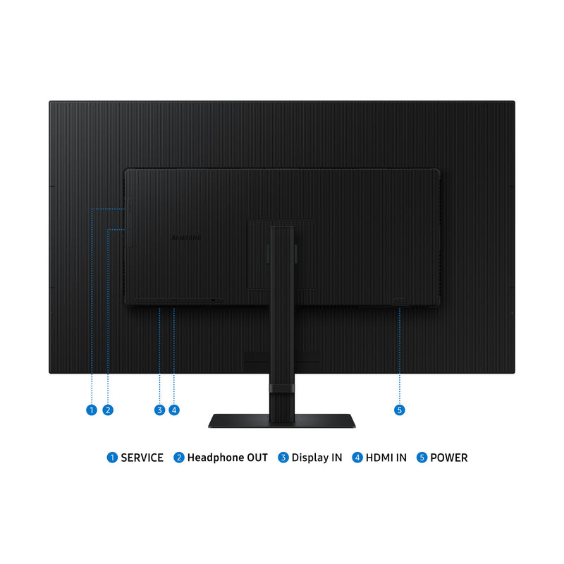 Afbeelding laden in galerijviewer, Samsung viewfinity s7 s70d uhd 37 4k uhd monitor (zwart, 1x hdmi, 1x displayport, lan)
