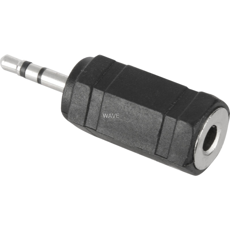 Afbeelding laden in galerijviewer, Goobay adapter 2.5 mm male jack > 3.5 mm female port (zwart zilver, stereo)
