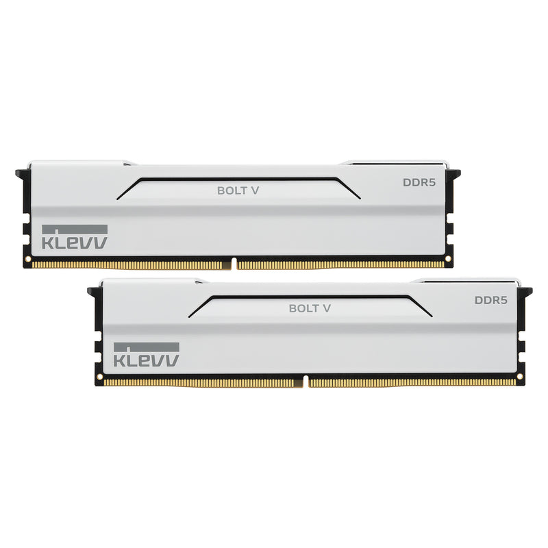 Afbeelding laden in galerijviewer, Klevv 32 gb ddr5-6000 (2x 16 gb) kit werkgeheugen (wit, kd5agu880-60a300i, bolt v, xmp 3.0, expo)
