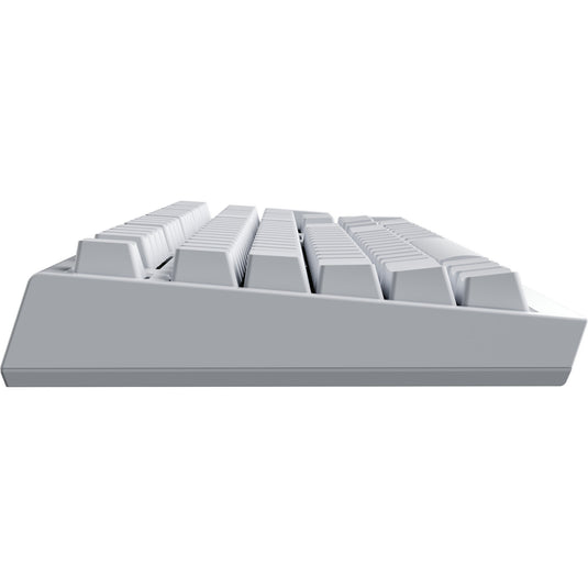 Ducky one x wireless rgb mechanisch toetsenbord (wit, us lay-out (qwerty), inductive, 100%, hot-swappable, pbt, 2.4 ghz | bluetooth | usb-c)