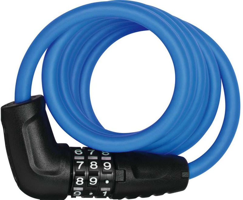 Afbeelding laden in galerijviewer, Abus Spiraal Kabelslot 150cm Blauw - Cijferslot

