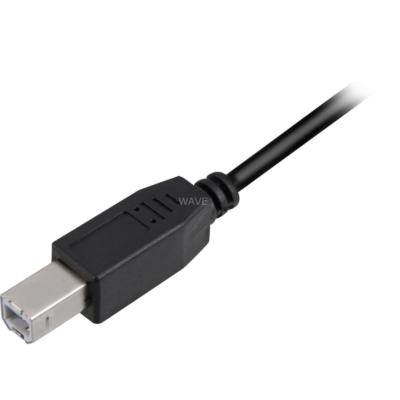Afbeelding laden in galerijviewer, Sharkoon usb-a 2.0 > usb-b kabel (zwart, 3 meter)
