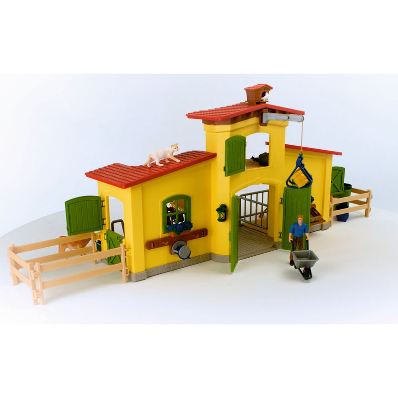 Afbeelding laden in galerijviewer, Schleich farm world - grote stal, geel speelfiguur

