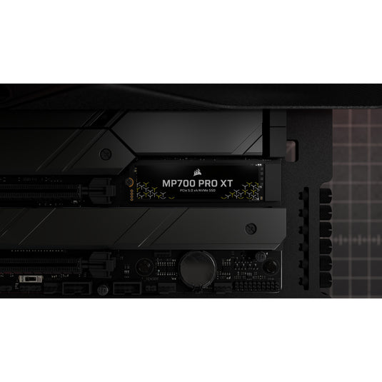 Corsair mp700 pro xt 4 tb ssd (zwart, pcie gen5 x4 nvme 2.0, m.2 2280, 3d tlc nand)
