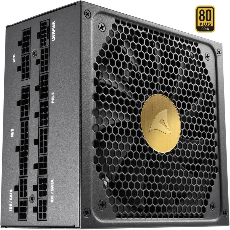 Afbeelding laden in galerijviewer, Sharkoon rebel p30 gold modulaire 1300 watt voeding (zwart, 1x 12vhpwr, 8x pcie)
