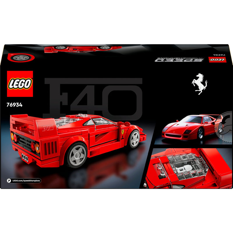 Afbeelding laden in galerijviewer, Lego ® speed champions - ferrari f40 supercar - 76934
