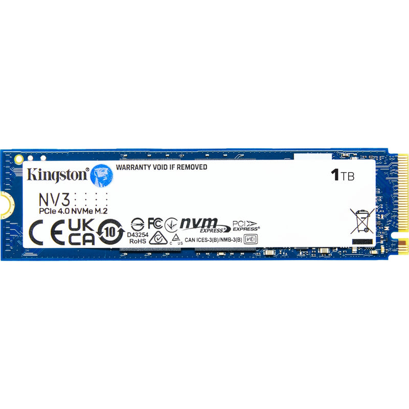 Afbeelding laden in galerijviewer, Kingston nv3 1 tb ssd (snv3s 1000g, pcie 4.0 x4, nvme, m.2 2280)
