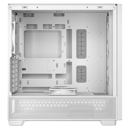Antec flux midi tower behuizing (wit | 2x usb-a | 1x usb-c | tempered glass)