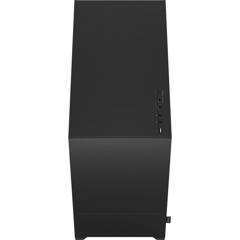 Afbeelding laden in galerijviewer, Fractal design pop mini silent black solid midi tower behuizing (zwart | 2x usb-a)
