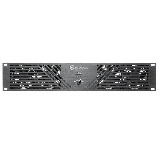 Silverstone rcp2b-480 case fans (zwart, 4 stuks, 80 x 80 x 25 mm, 2u externe fan module)