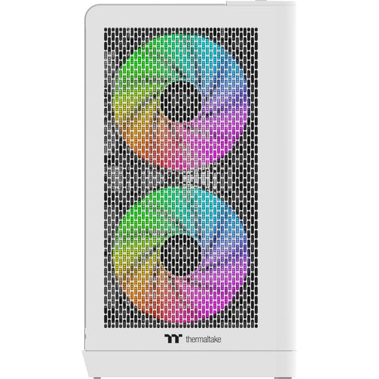 Thermaltake view 390 air snow midi tower behuizing (wit | 2x usb-a | 1x usb-c | tempered glass)