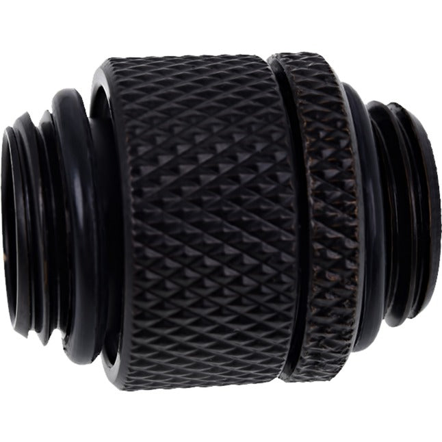 Afbeelding laden in galerijviewer, Alphacool eiszapfen double nipple rotatable g1 4 ag to g1 4 ag aansluiting (zwart)
