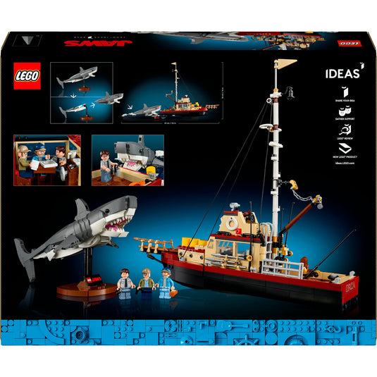 Lego ideas - jaws constructiespeelgoed (21350)