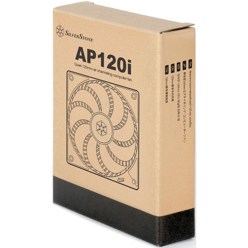Afbeelding laden in galerijviewer, Silverstone air penetrator 120i case fan (zwart, 120 x 120 x 25 mm)
