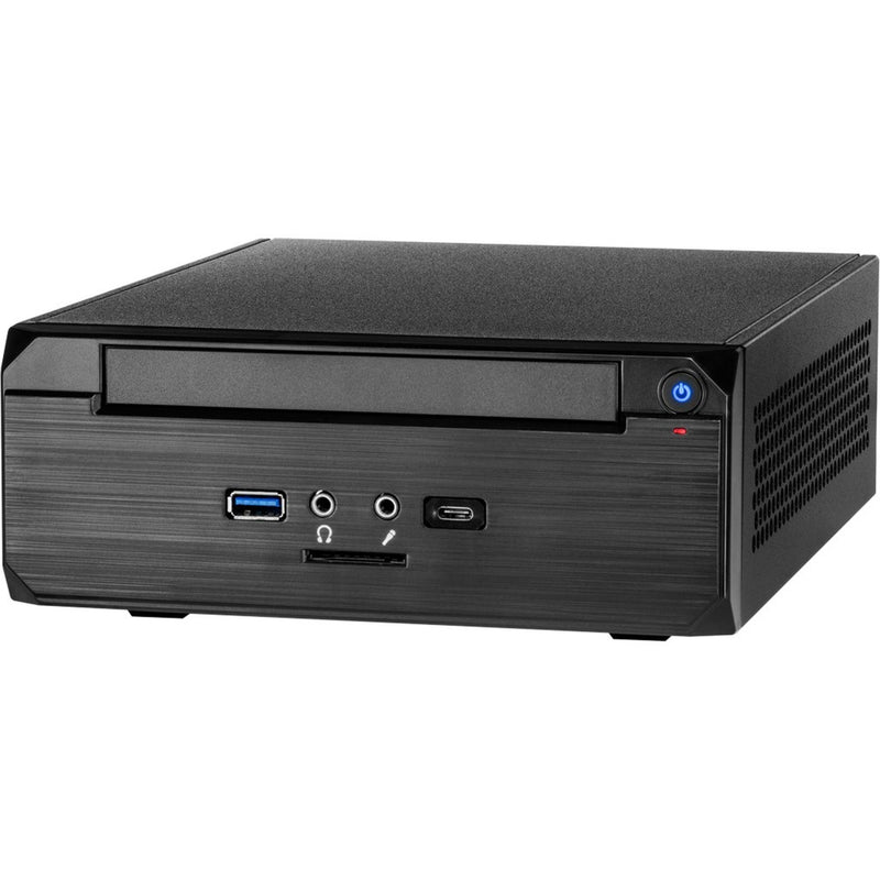 Afbeelding laden in galerijviewer, Inter-tech itx mw-02 ii htpc behuizing (zwart | 1x usb-a | 1x usb-c)

