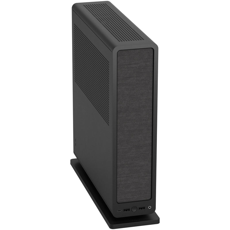 Afbeelding laden in galerijviewer, Fractal design ridge black mini tower behuizing (zwart | 2x usb-a | 1x usb-c)

