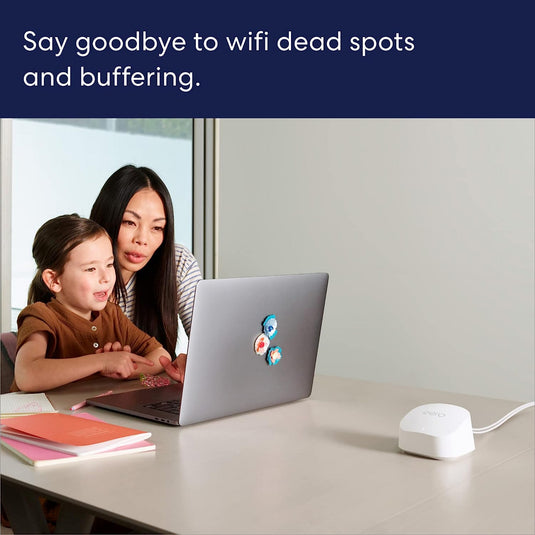 Eero 6+ mesh wifi system, 3 stuks mesh router (wit)