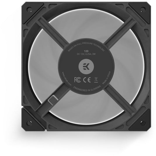Ekwb ek-loop fan fpt 120 case fan (zwart, 120 x 120 x 27 mm, pwm)
