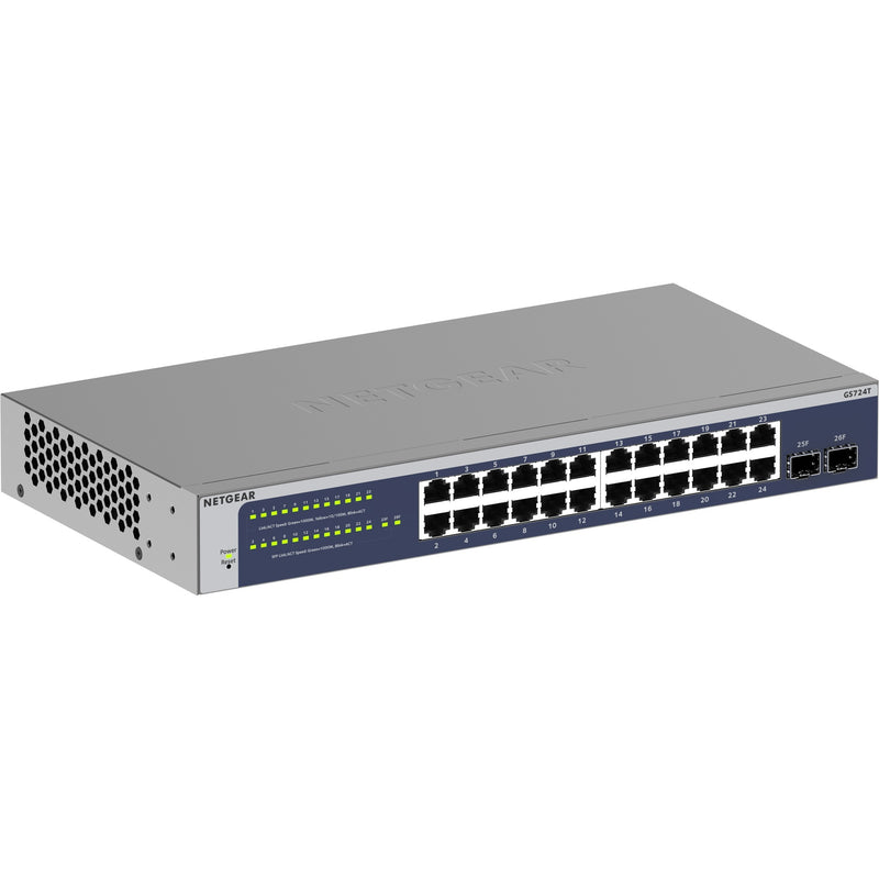 Afbeelding laden in galerijviewer, Netgear 24-port gigabit smart switch (gs724tv6)
